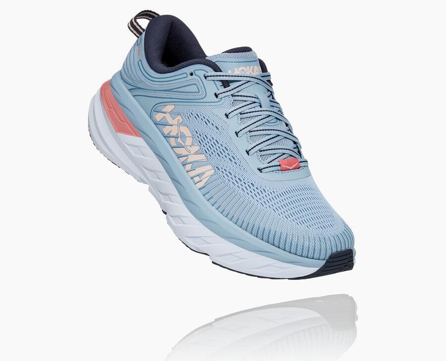 Hoka One One Tenisky Damske Modre - Bondi 7 - 02935-IZCP